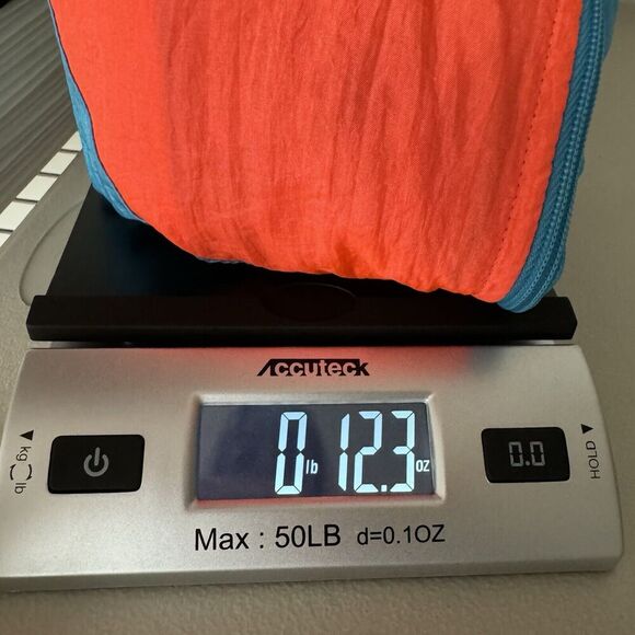 Vintage Blair 90s Windbreaker Jacket M Blue Orange Neon Full Zip Gorpcore 80s - Picture 12 of 12